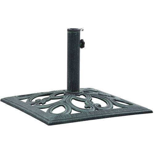 vidaXL stojalo za senčnik zeleno 12 kg 49 cm lito železo Cene