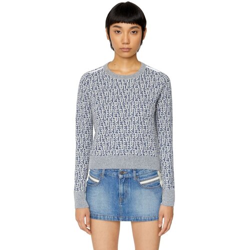 Diesel Sweater - M-ORAIAH-MON KNITWEAR blue Slike