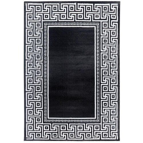 Novel Ravno Tkana Preproga Parma, Črna, 280x370cm Cene