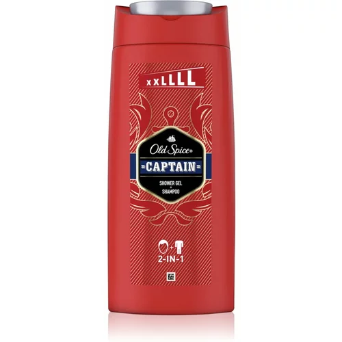 Old Spice Captain gel za prhanje in šampon 2v1 za moške 675 ml