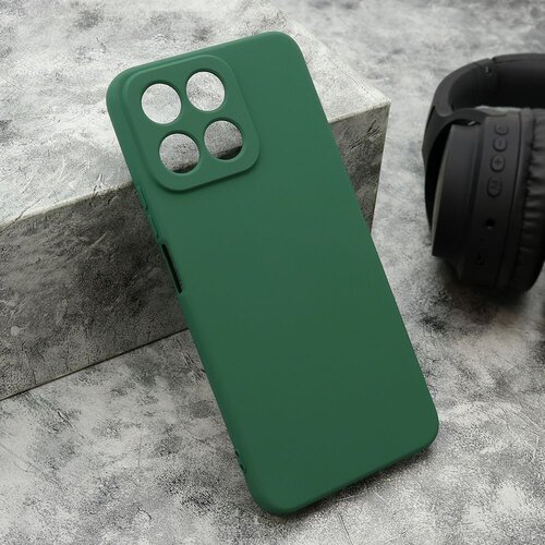 Maska VELVET TOUCH za Honor X7c/Honor 200 Smart/ tamno zelena Slike