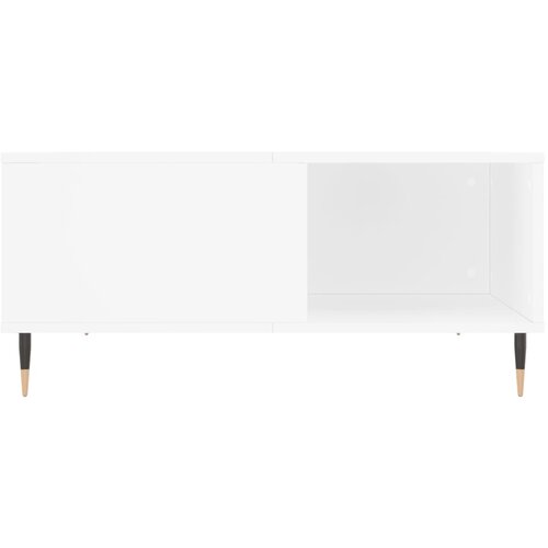  Stolić za kavu bijeli 80 x 80 x 36,5 cm od konstruiranog drva Slike