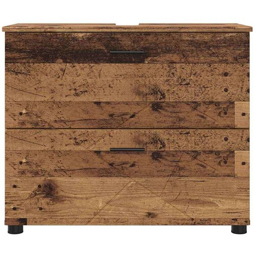VidaXL Kupaonski ormar Staro drvo 76.5 x 35 x 64 cm Konstruirano drvo Slike