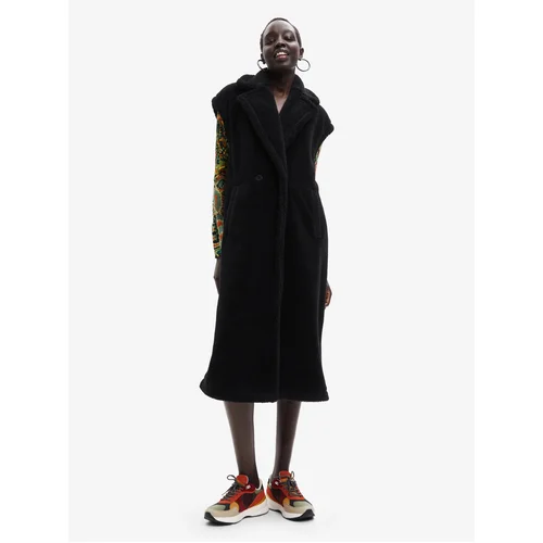 Desigual Black women's vest with wool Cameron - Ladies Desigual Black women's vest with wool Cameron - Ladies