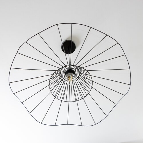  Brilagi - LED luster na sajli CERIA WIRE 1xE27/40W/230V prečnik 80 cm crna Slike