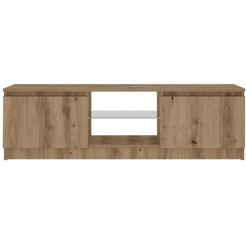 vidaXL TV ormarić LED boja hrasta 120x30x36 cm konstruirano drvo Cijene