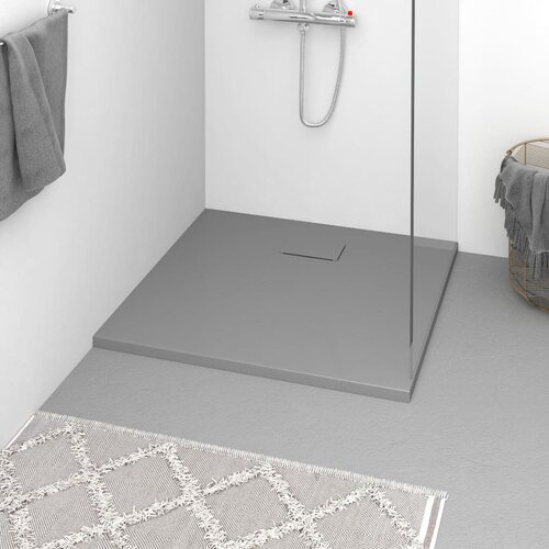VidaXL Kada za tu&amp;scaron; SMC siva 90 x 80 cm Slike
