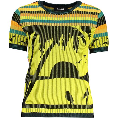 Desigual WOMEN&#39;S YELLOW SWEATER Cijene