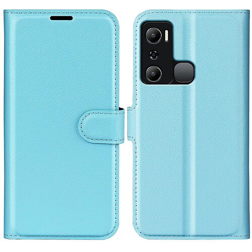 INORCO Ovitek za mobilni telefon Infinix Hot 20i 4G Litchi tekstura denarnica preklopno stojalo PU usnjen ovitek za telefon, (22033161) Slike