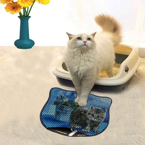 WALLXPERT Kdkafa0132 multicolor cat litter mat Cene