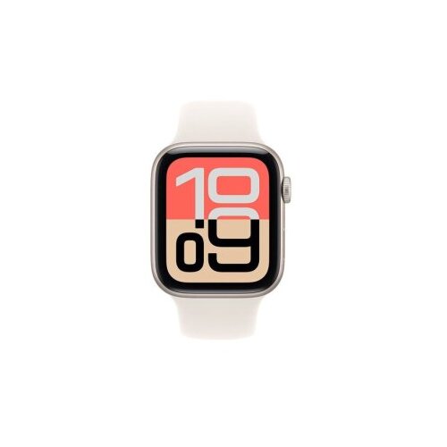 Apple watch se 3 cellular 40mm starlight aluminium case with starlight sport band - m/l (mep74rk/a) Cene