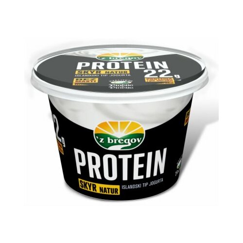 Z Bregov protein natur jogurt 200g čaša Slike