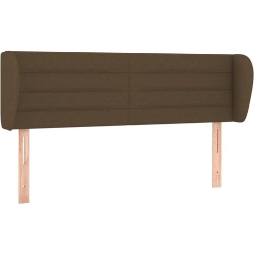 Maison Chic vzglavna omarica - nočna omarica - posteljna omarica z ušesi temno rjavo 147x23x78/88 cm blago, (21712860) Cene