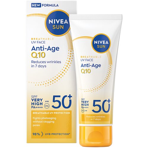 Nivea Sun Q10 UV Face Anti-Age krema za lice SPF 50+ 40 ml Cene