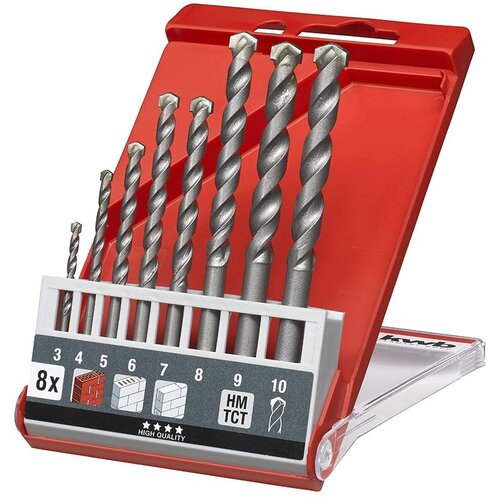 KWB SET SVRDLA ZA KAMEN I BETON 3-10MM 8/1 TCT Slike