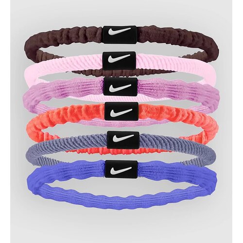 Nike Flex 6Pk Hair Tie white Cene