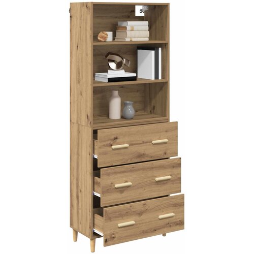  Highboard Umjetnički hrast 69,5 x 32,5 x 180 cm Slike