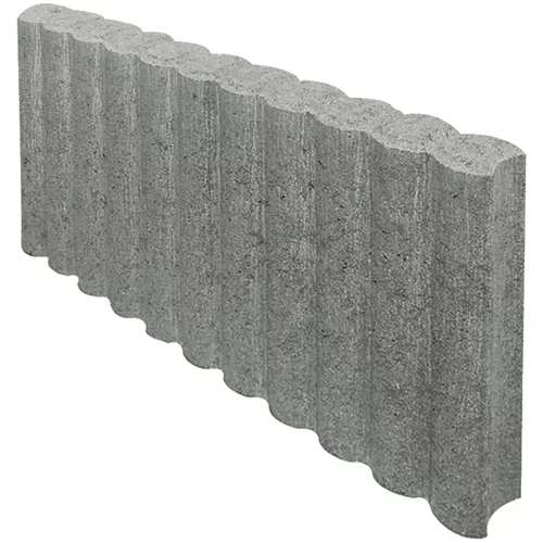  Robnik za palisado (50 x 6 x 25 cm, beton, siv)