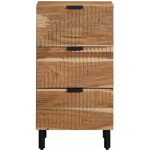  Kreveta s ladicama Smeđa 40 x 33,5 x 75 cm Čvrsto drvo manga Slike
