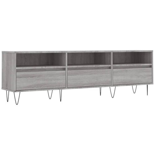 Maison Chic TV omarica - TV enota - Televizijska omarica siva sonoma 150x30x44,5 cm inženirski les, (21702208) Cene