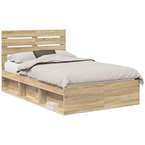  Okvir za krevet Sonoma 120 x 190 cm Čvrsto borovo drvo Slike