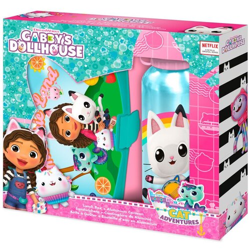 Gabby's Dollhouse Gabbys Dollhouse Set: Kutija za Ručak i Aluminijska Boca 500ml Cijene