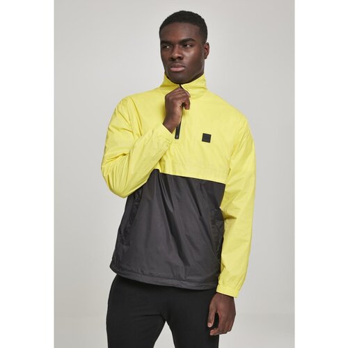 Urban Classics Stand Up Collar Pull Over Jacket brightyellow/blk Slike