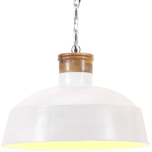 VidaXL Industrijska viseća svjetiljka 58 cm bijela E27 Slike