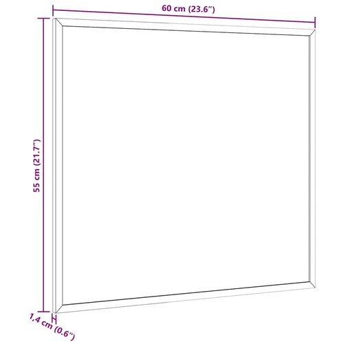  Magnetna bijela ploča s okvirom od masivnog borovog drva 60 x 55 cm Slike
