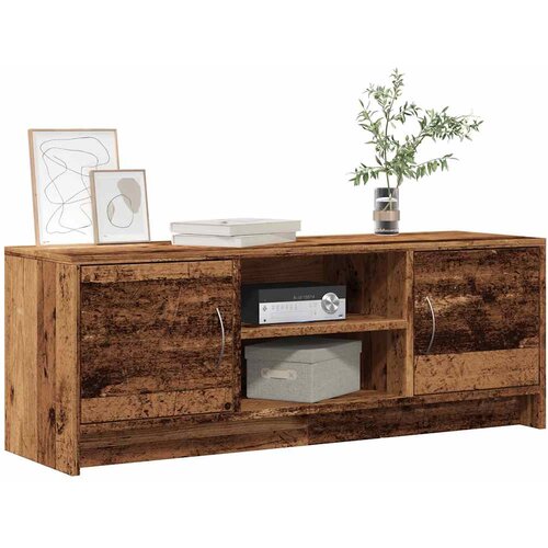 VidaXL TV omarica starinski les 102x30x37,5 cm inženirski les Slike