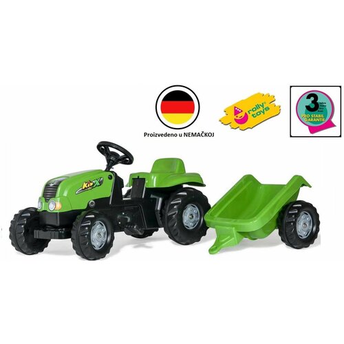 Rolly Toys traktor kid sa prikolicom, zeleni Slike