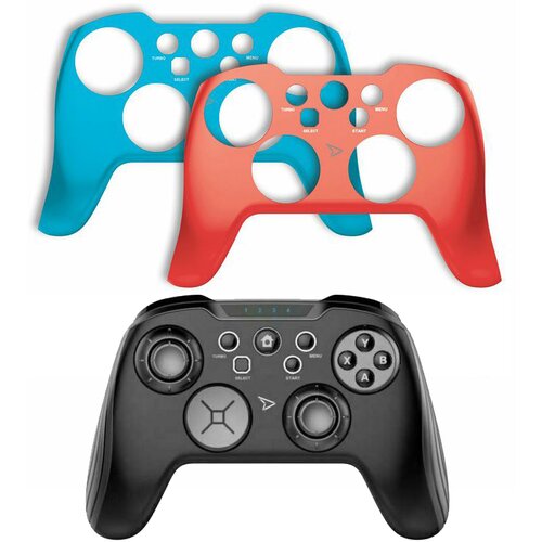 Steelplay Kontroler Wireless Crni + 2 Maske za Switch, (57187299) Slike