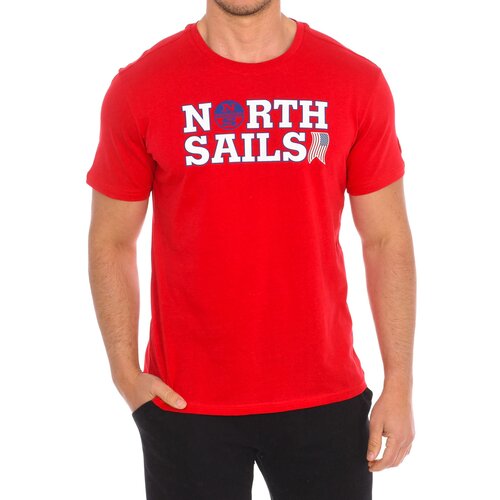 North Sails Majice s kratkimi rokavi 9024110-230 Rdeča Slike