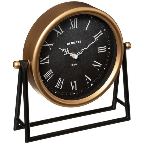 XXXL ATMOSPHERA STOLNI SAT LUCA 26,5X7X26,5CM MDF/METAL CRNI Cijene