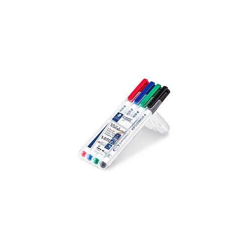 Staedtler Marker Lumocolor Compact 341 WP4 2 mm, 4 komada Slike