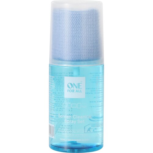 Oneforall One for All Reinigungsset 120ml Spray mit Mikrofasertuch Slike