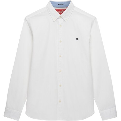Superdry Srajce z dolgimi rokavi 288199 Bela Cene
