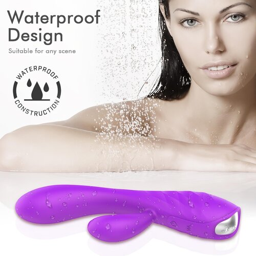 Sex HD Muses - Vodoodporni ogrevani vibrator z možnostjo polnjenja (vijolična) Slike