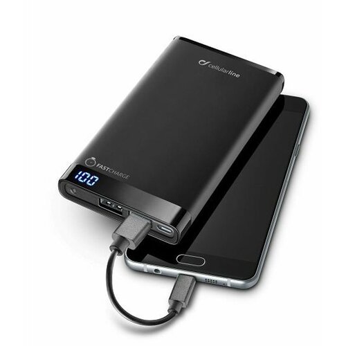 Cellular Line Prijenosna Baterija Manta, 8000 mAh, Crna Slike