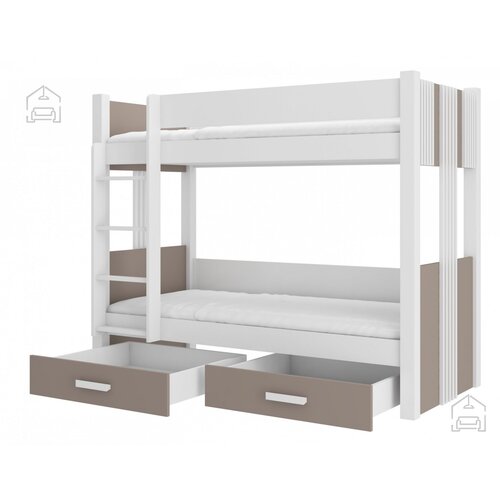ADRK Furniture Pograd Arta - 90x200 cm - bel/tartuf Cijene