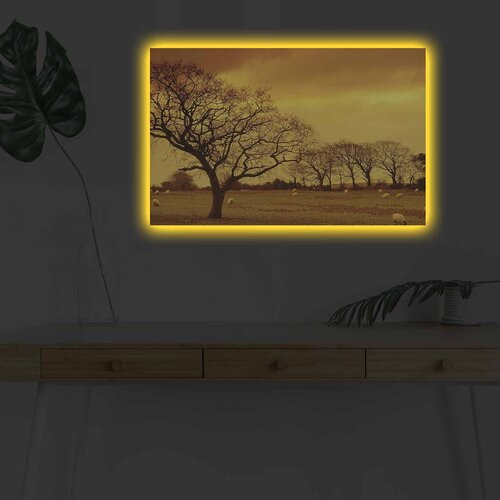 Wallity Zidna slika sa LED osvetljenjem 4570DHDACT-047, 45x70 cm Cene