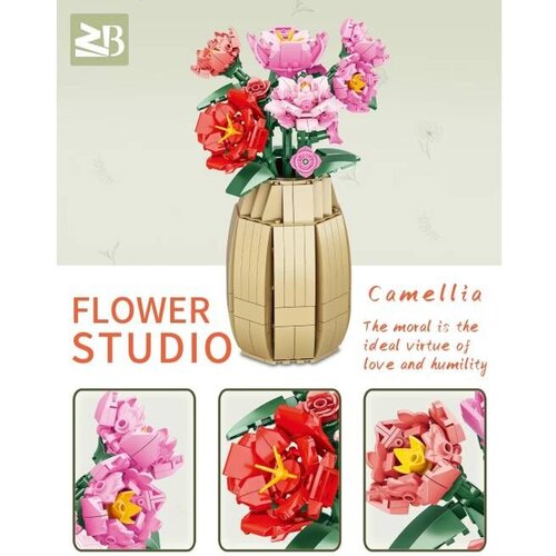 Magaza Konstruktor kocke cvet Camellia 550 pcs 58437 Slike