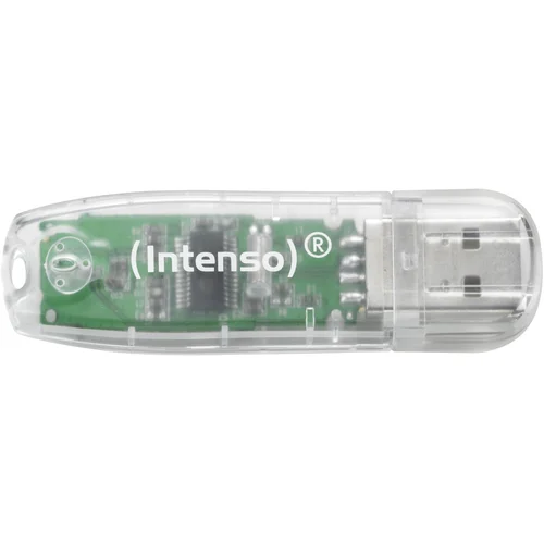 Intenso 32GB Rainbow Line USB 2.0 spominski ključek - Prozoren