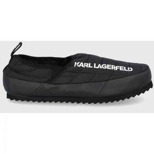 Karl Lagerfeld Kućne papuče Kookoon boja: crna