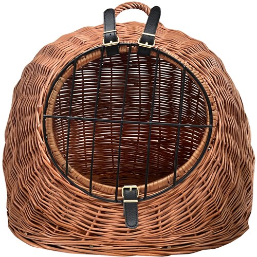 Aum&amp;uuml;ller pletena ko&amp;scaron;ara za mačke, medena boja - D 55 x &amp;Scaron; 40 x V 45 cm Slike
