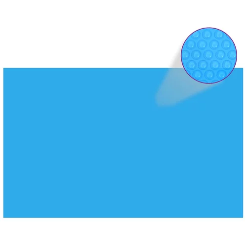 vidaXL Pravokotno pokrivalo za bazen 800x500 cm PE modro