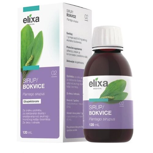 Elixa Sirup od bokvice, 120ml Cene