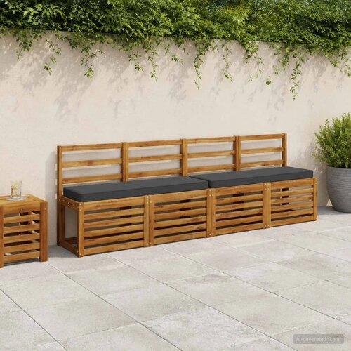  Jastučić za klupu - 1 dio VUGHT 100% poliester Antracit - Antracit (poliester) 110 x 30 cm 1 Cijene