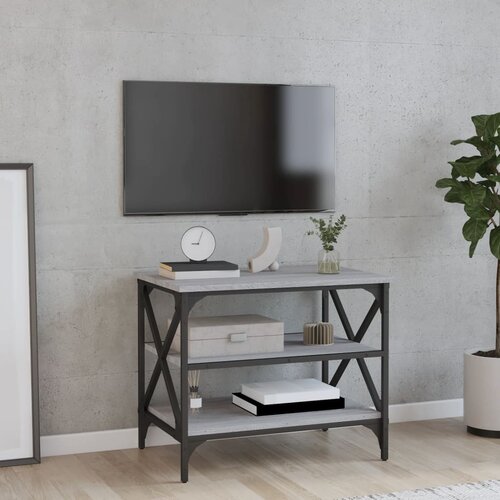 The Living Store TV omarica siva sonoma 60x40x50 cm inženirski les - TV Omarica, (21429578) Slike
