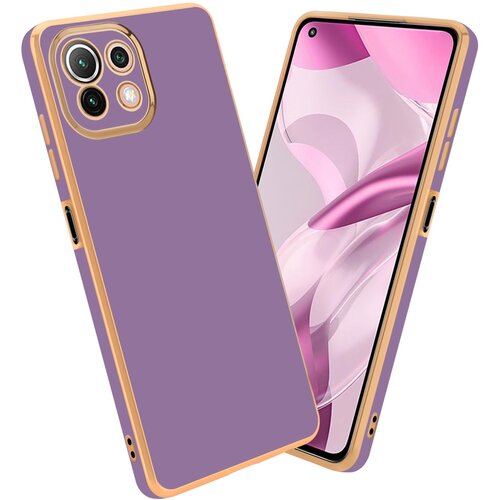 Cadorabo Ohi&scaron;je, združljiv s Xiaomi v sijajnem vijoličnem - zlatu - za&scaron;čitni pokrov iz fleksibilnega silikona TPU in z za&scaron;čito pred kamero, (20596358) Cene